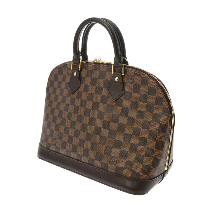 LOUIS VUITTON ルイヴィトン ダミエ アルマ ブラウン N51131 レディース ダミエキャンバス ハンドバッグ Aランク 中古 銀蔵