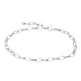 Other Anklet Chain Unisex K18WG Other Accessories New Silgrin