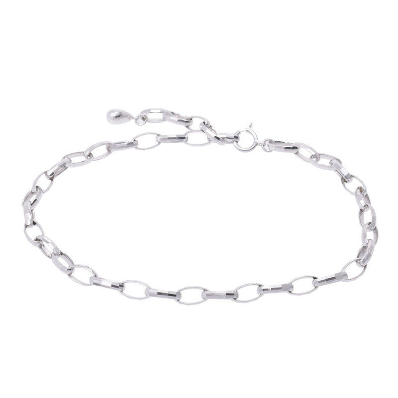 Other Anklet Chain Unisex K18WG Other Accessories New Silgrin