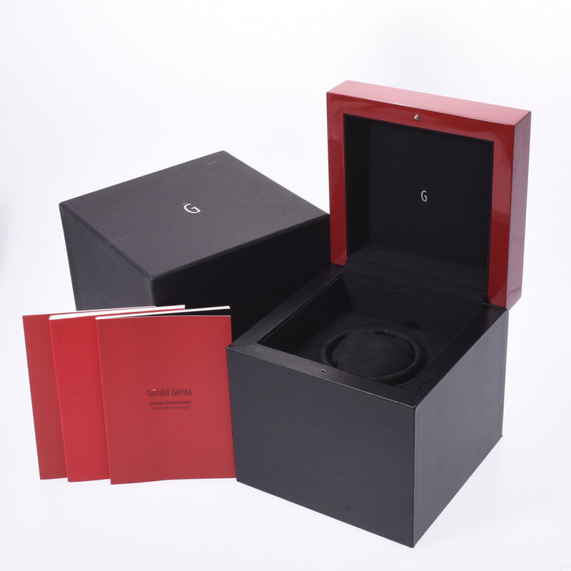 Gerald Genta Gerald Jentna Retro Fantasy Mickey Mouse Bezel Diamond G.3822 Women's SS Watch Quartz White Shell Shape A-Rank Used Silgrin