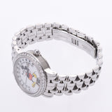 Gerald Genta Gerald Jentna Retro Fantasy Mickey Mouse Bezel Diamond G.3822 Women's SS Watch Quartz White Shell Shape A-Rank Used Silgrin
