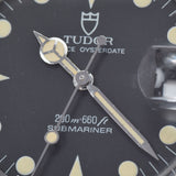 TUDOR toodle sub -marina 79090 Men's SS/Nylon Watch Automatic Black Dial AB Rank Used Ginzo