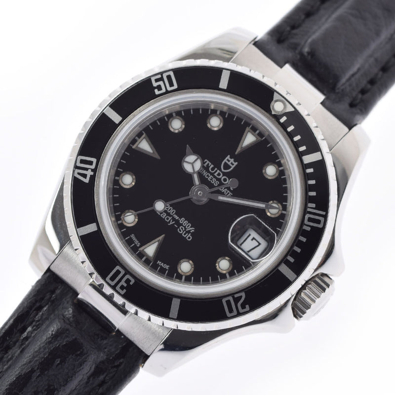 チューダー / チュードル サブマリーナ レディースサブ 96190 H16----(1999年頃) ブラック レディース 腕時計 自動巻き 中古 銀蔵