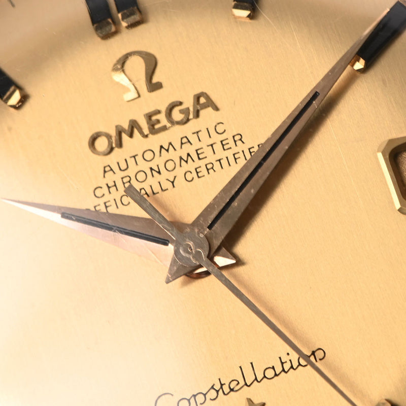 OMEGA オメガ コンステレーション クロノメーター アンティーク Cal.561 168.010/11 メンズ YG 腕時計 自動巻き ゴールド文字盤 ABランク 中古 銀蔵