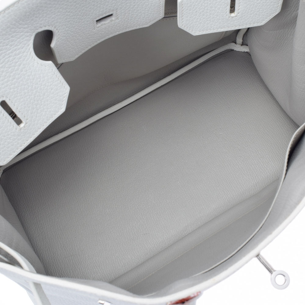 エルメスバーキンクラブ 35 白 パラジウム金具 □P刻印(2012年頃