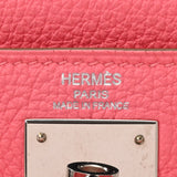 HERMES エルメス ケリー 28 2WAY ローズリップスティック パラジウム金具 □Q刻印(2013年頃) レディース トゴ ハンドバッグ ABランク 中古 銀蔵