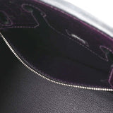 HERMES エルメス バーキン 25 アメジスト パラジウム金具 □R刻印(2014年頃) レディース ニロティカス ハンドバッグ ABランク 中古 銀蔵