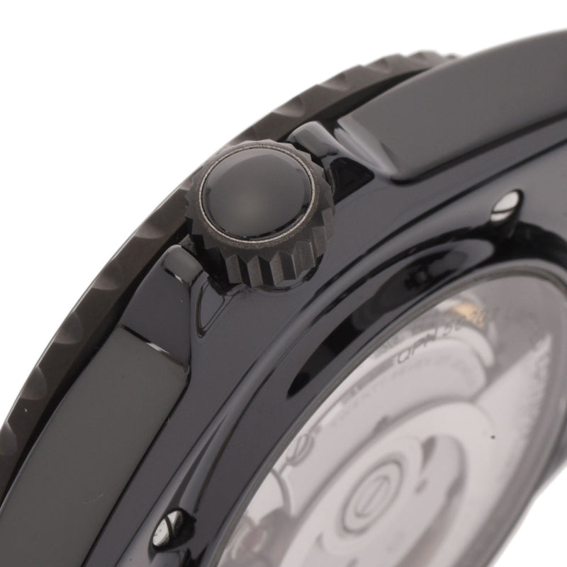 CHANEL シャネル J12 ウォンテッド ドゥ シャネル H7418 メンズ 黒セラミック 腕時計 自動巻き ブラック文字盤 Aランク 中古 銀蔵