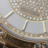 ROLEX ロレックス デイデイト カルーセル 18388 メンズ YG/ダイヤ 腕時計 自動巻き ホワイトエナメル文字盤 Aランク 中古 銀蔵