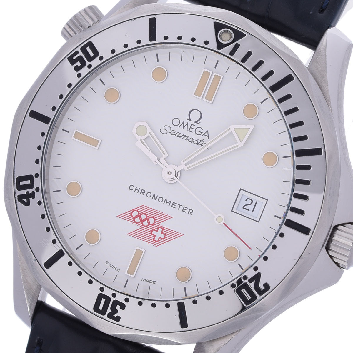 オメガシーマスター リレハンメルオリンピック 1994 メンズ 腕時計 2832.21.53 OMEGA 中古 – 銀蔵オンライン