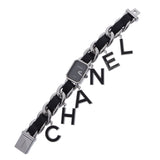 CHANEL シャネル プルミエール ウォンテッド ドゥ シャネル H7471 レディース SS/革 腕時計 クオーツ ブラック文字盤 Aランク 中古 銀蔵