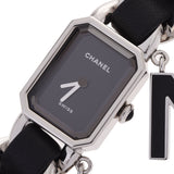 CHANEL シャネル プルミエール ウォンテッド ドゥ シャネル H7471 レディース SS/革 腕時計 クオーツ ブラック文字盤 Aランク 中古 銀蔵