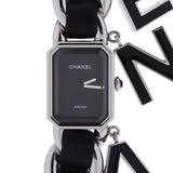 CHANEL シャネル プルミエール ウォンテッド ドゥ シャネル H7471 レディース SS/革 腕時計 クオーツ ブラック文字盤 Aランク 中古 銀蔵