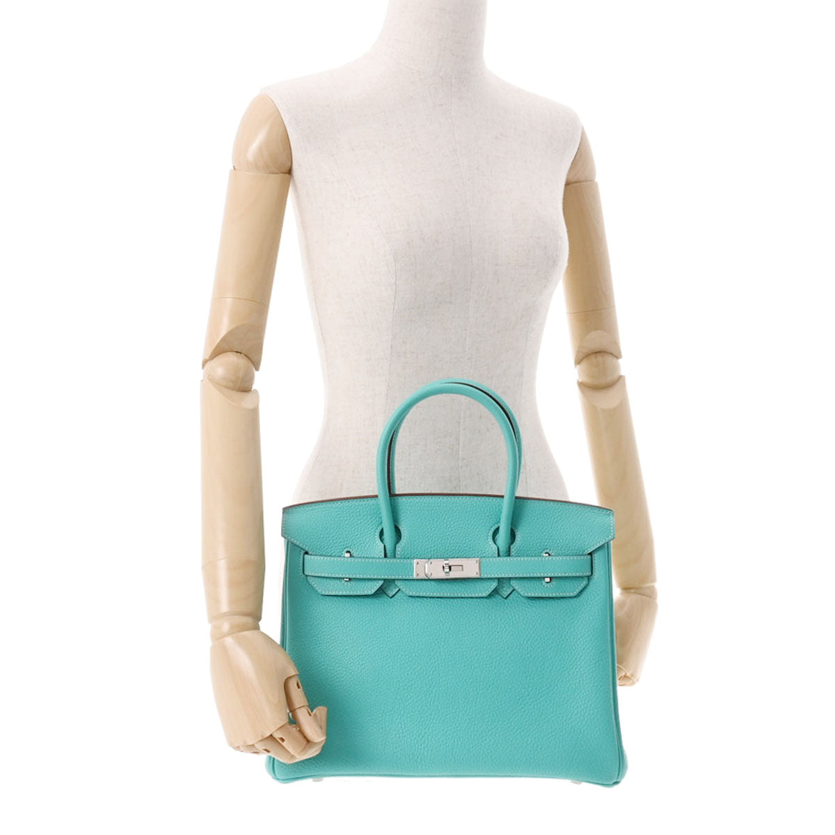 エルメスバーキン30 ラゴン パラジウム金具 □L刻印(2008年頃)刻印