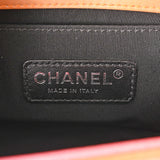 CHANEL シャネル ボーイシャネル チェーンショルダー 20cm マーブル レディース ラムスキン ショルダーバッグ Aランク 中古 銀蔵