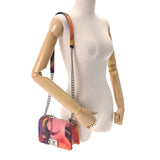 CHANEL シャネル ボーイシャネル チェーンショルダー 20cm マーブル レディース ラムスキン ショルダーバッグ Aランク 中古 銀蔵