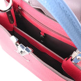 LOUIS VUITTON ルイヴィトン カプシーヌ BB 2WAY フューシャ/シエル M52990 レディース キャンバス レザー ハンドバッグ Aランク 中古 銀蔵