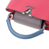 LOUIS VUITTON ルイヴィトン カプシーヌ BB 2WAY フューシャ/シエル M52990 レディース キャンバス レザー ハンドバッグ Aランク 中古 銀蔵