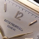 PATEK PHILIPPE パテックフィリップ アンティーク 1946年製 1564 メンズ YG/革 腕時計 手巻き シルバーゴールド系文字盤 Aランク 中古 銀蔵