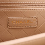 CHANEL シャネル マトラッセ チェーンショルダー ベージュ ゴールド金具 レディース ラムスキン ショルダーバッグ Aランク 中古 銀蔵