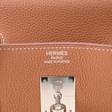 HERMES エルメス バーキン40 ゴールド パラジウム金具 Y刻印(2020年頃) レディース トゴ ハンドバッグ 未使用 銀蔵
