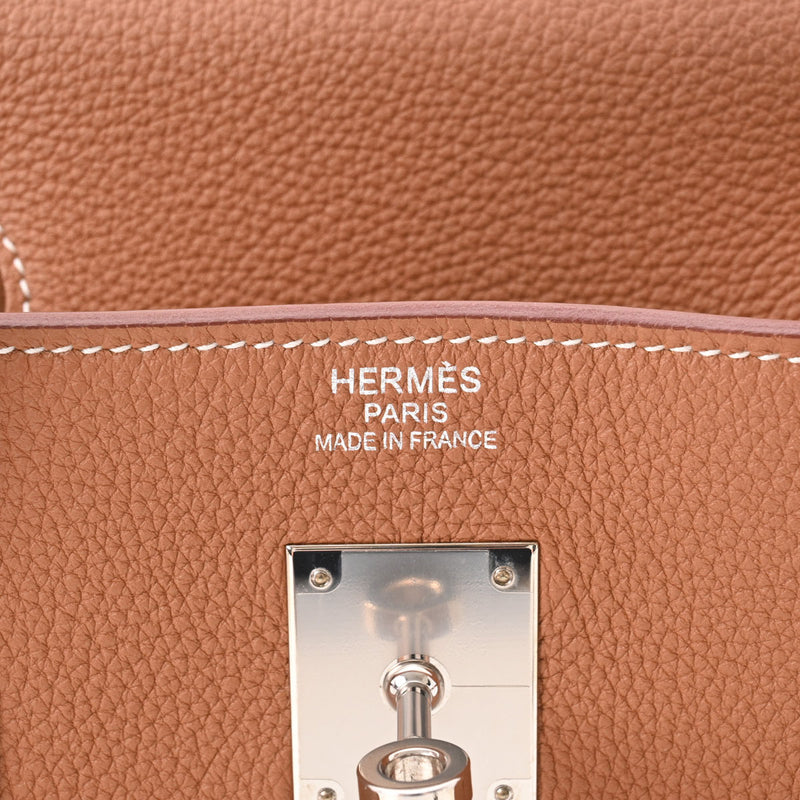 HERMES エルメス バーキン40 ゴールド パラジウム金具 Y刻印(2020年頃) レディース トゴ ハンドバッグ 未使用 銀蔵