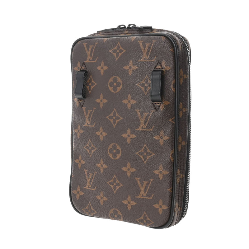 LOUIS VUITTON ルイヴィトン モノグラム ソーラーレイ ユーティリティサイドバッグ ブラウン M44428 メンズ モノグラムキャンバス ボディバッグ Aランク 中古 銀蔵