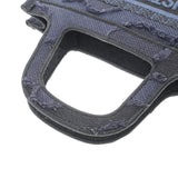 CHRISTIAN DIOR クリスチャンディオール ブックトート ミニ ネイビー レディース キャンバス ハンドバッグ Aランク 中古 銀蔵