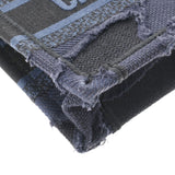 CHRISTIAN DIOR クリスチャンディオール ブックトート ミニ ネイビー レディース キャンバス ハンドバッグ Aランク 中古 銀蔵