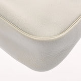 HERMES エルメス クリスティーヌ 白 □E刻印(2001年頃) レディース ダルメシアン ブッフルスキッパー ショルダーバッグ ABランク 中古 銀蔵