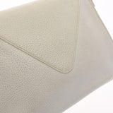 HERMES エルメス クリスティーヌ 白 □E刻印(2001年頃) レディース ダルメシアン ブッフルスキッパー ショルダーバッグ ABランク 中古 銀蔵