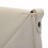 HERMES エルメス クリスティーヌ 白 □E刻印(2001年頃) レディース ダルメシアン ブッフルスキッパー ショルダーバッグ ABランク 中古 銀蔵