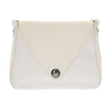 HERMES エルメス クリスティーヌ 白 □E刻印(2001年頃) レディース ダルメシアン ブッフルスキッパー ショルダーバッグ ABランク 中古 銀蔵