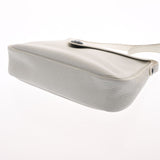 HERMES エルメス クリスティーヌ 白 □E刻印(2001年頃) レディース ダルメシアン ブッフルスキッパー ショルダーバッグ ABランク 中古 銀蔵