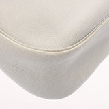 HERMES エルメス クリスティーヌ 白 □E刻印(2001年頃) レディース ダルメシアン ブッフルスキッパー ショルダーバッグ ABランク 中古 銀蔵