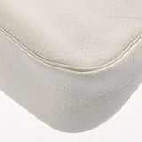 HERMES エルメス クリスティーヌ 白 □E刻印(2001年頃) レディース ダルメシアン ブッフルスキッパー ショルダーバッグ ABランク 中古 銀蔵