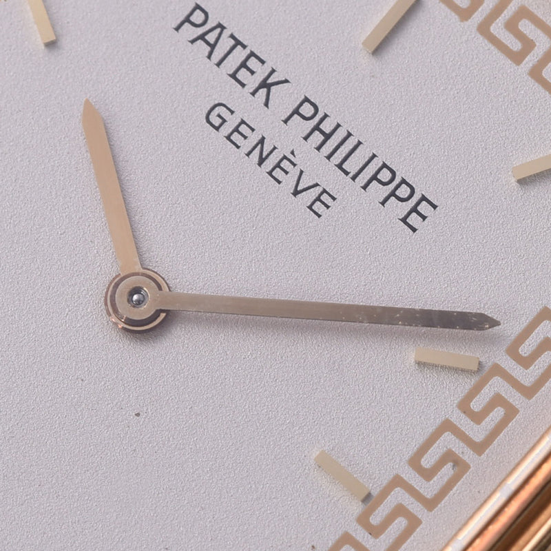 PATEK PHILIPPE パテックフィリップ 3775/1 メンズ YG 腕時計 手巻き 白文字盤 Aランク 中古 銀蔵