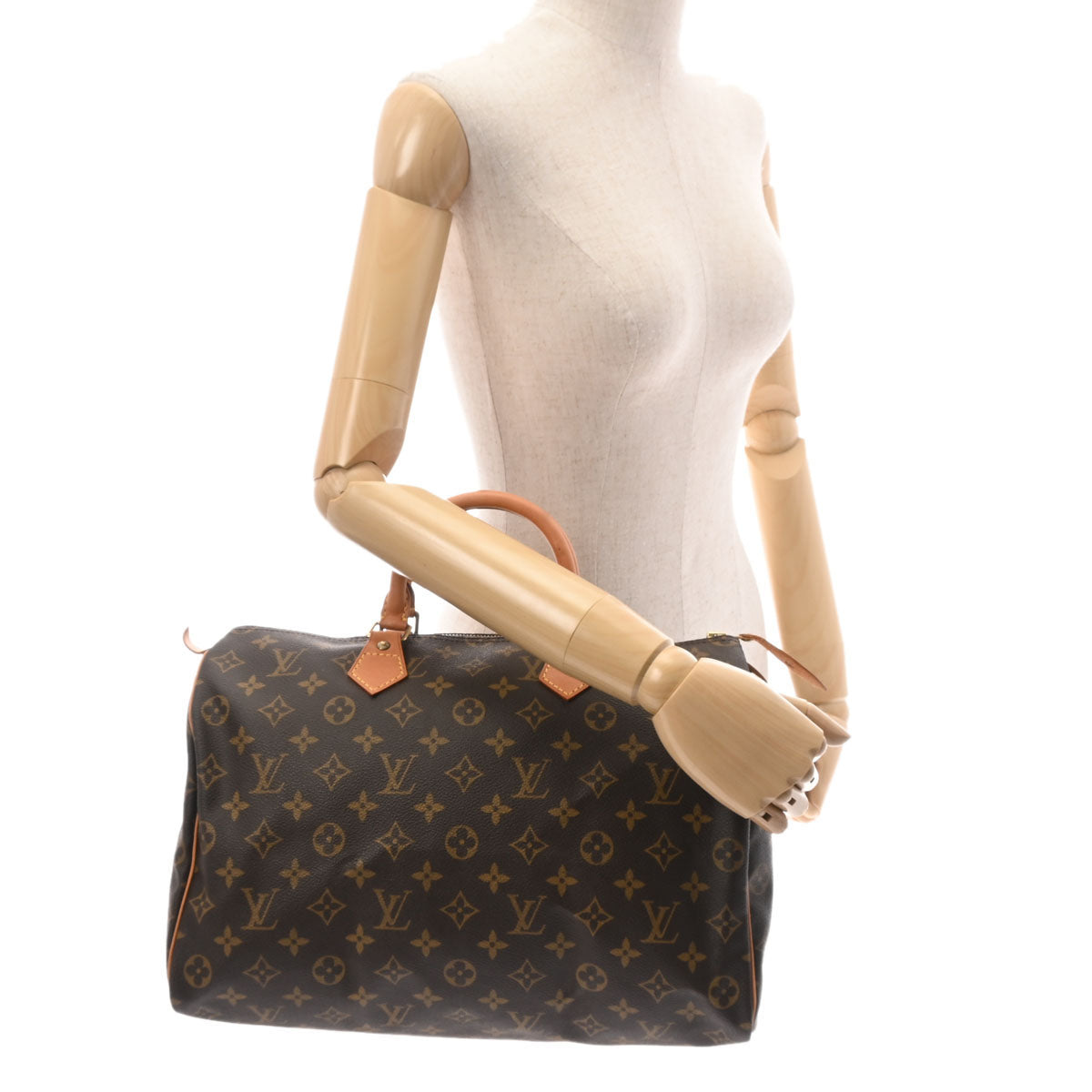 ルイヴィトン スピーディ35 モノグラム ハンドバッグ M41524 704 ルイヴィトンスピーディ35 14145 ブラウン レディース モノグラム