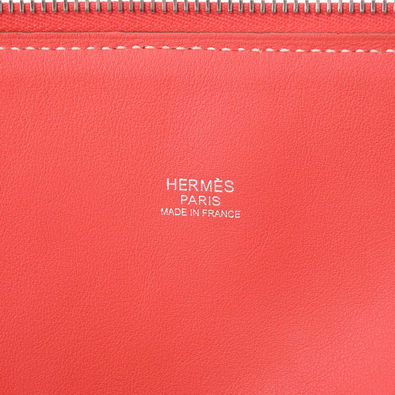 HERMES エルメス ボリード リラックス 35 ローズジャイプール □P刻印(2012年頃) ユニセックス ヴォーシッキム ハンドバッグ ABランク 中古 銀蔵