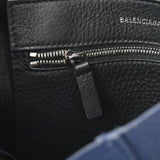 BALENCIAGA バレンシアガ エブリデイ XXS 2WAY ネイビー 551815 レディース レザー トートバッグ Aランク 中古 銀蔵