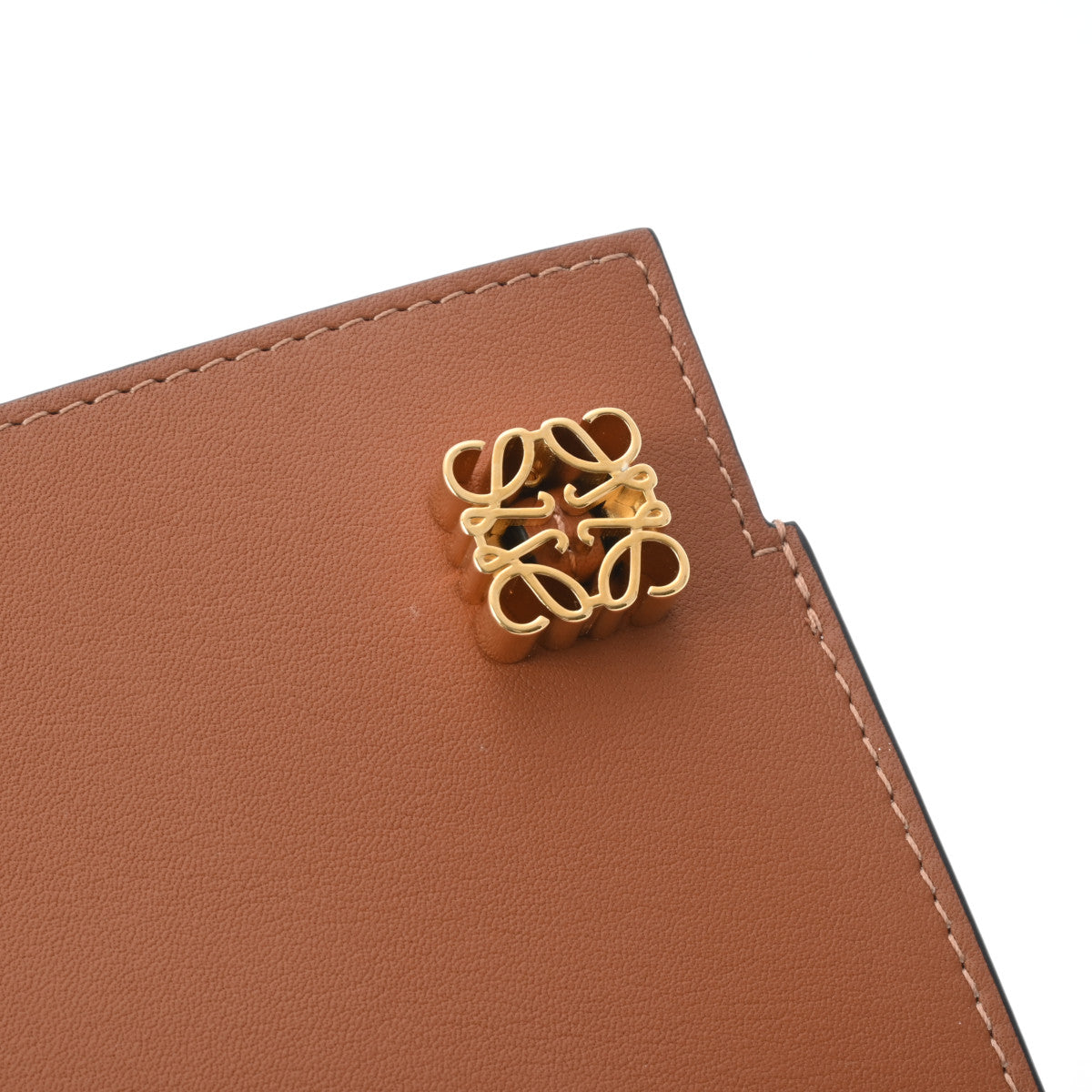 ロエベダイスポケット ブラウン ユニセックス レザー ショルダーバッグ