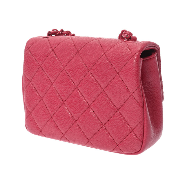 CHANEL シャネル ミニマトラッセ チェーンショルダー ピンク AS1784 レディース キャビアスキン 2WAYバッグ Aランク 中古 銀蔵