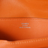 HERMES エルメス ドゴン ロング オレンジ パラジウム金具 A刻印(2017年頃) ユニセックス ヴォースイフト 長財布 Bランク 中古 銀蔵