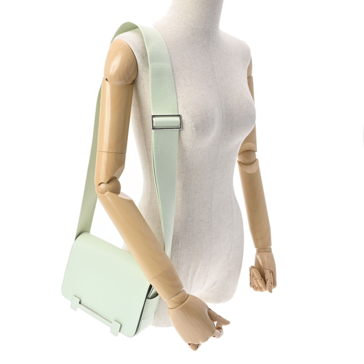 ❤未使用品❤ペガサスPM ゴールドxセレステxクレ エルメス W刻印 美しい