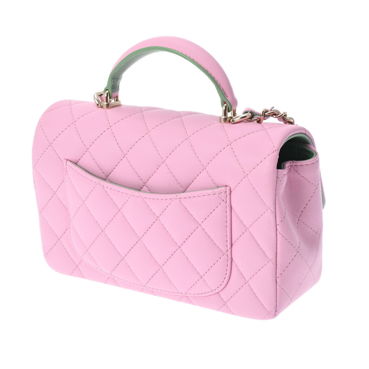 即日発送*シャネル CHANEL 2wayチェーンショルダー AS2431 シャネルトップハンドル ミニチェーンショルダー 2WAY ライラック