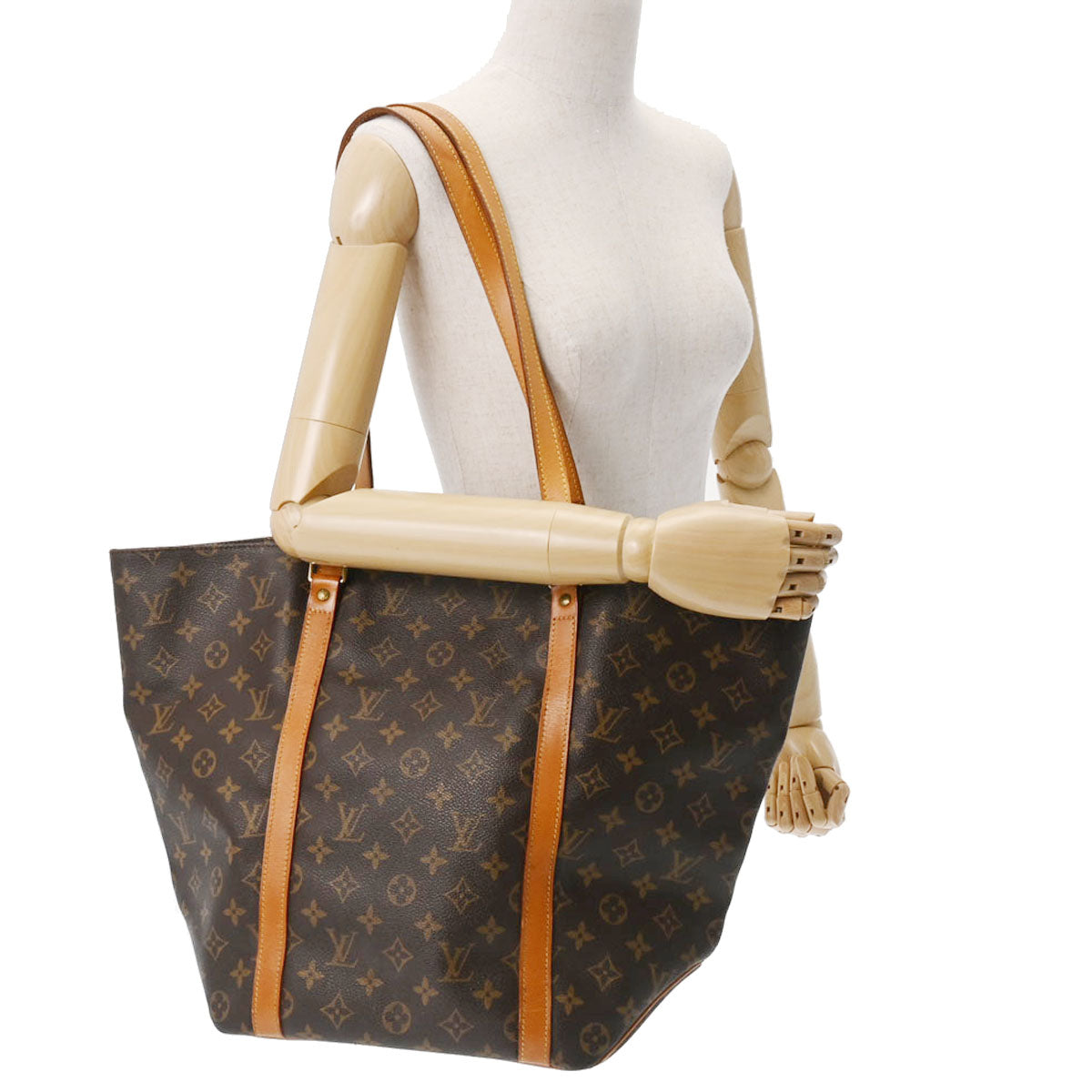 ルイヴィトンサックショッピング 14145 ブラウン レディース モノグラムキャンバス トートバッグ M51108 LOUIS VUITTON 中古  – 銀蔵オンライン