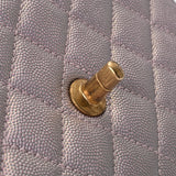 CHANEL シャネル マトラッセ トップハンドル XS 2WAY オーロラピンク A92990 レディース キャビアスキン ハンドバッグ Aランク 中古 銀蔵