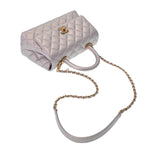 CHANEL シャネル マトラッセ トップハンドル XS 2WAY オーロラピンク A92990 レディース キャビアスキン ハンドバッグ Aランク 中古 銀蔵