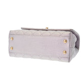 CHANEL シャネル マトラッセ トップハンドル XS 2WAY オーロラピンク A92990 レディース キャビアスキン ハンドバッグ Aランク 中古 銀蔵