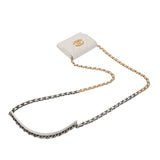 CHANEL シャネル シャネル19 フラップコインパース チェーンショルダー 白 AP1787 レディース ラムスキン コインケース 新同 中古 銀蔵